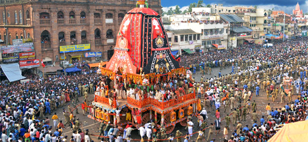 Chariot Pulling by the Devotees