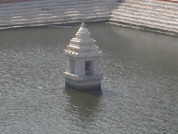 A small temple in side Swetaganga Tank