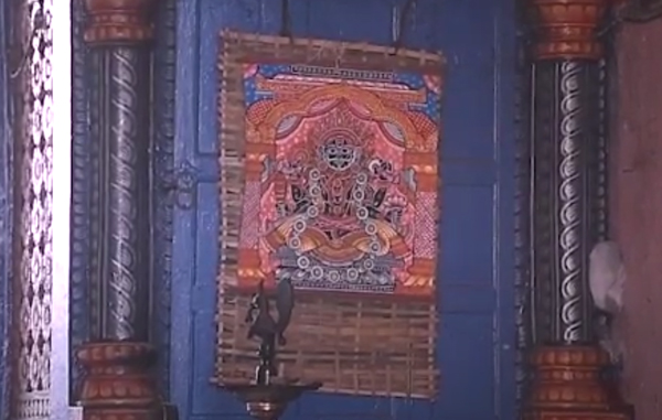 Anasara Pati of Patitapabana at main entrance of the Temple Anasara Pati of Patitapabana at main entrance of the Temple