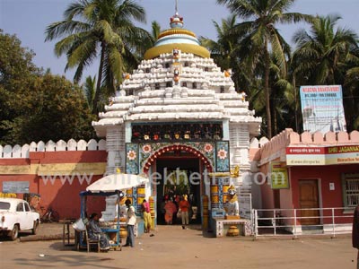 Western gate of the temple