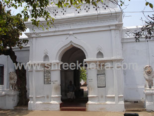 Main entrance of temple
