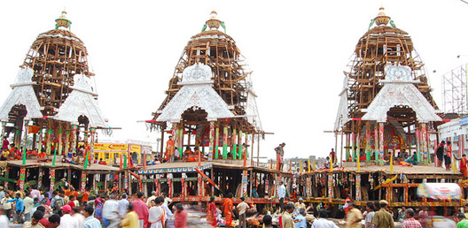 Three Chariots under Construction
