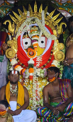 Suna Vesha of Goddess Subhadra Suna Vesha of Goddess Subhadra