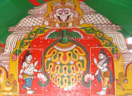 Upasak of Brahma Sadan of Lord Balabhadra's Chariot