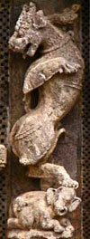 Lion upon Elephant