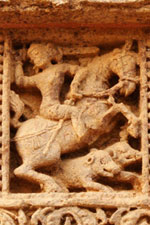 Warrior on Horse Back