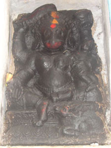Deity on side wall of Baliharachandi Temple