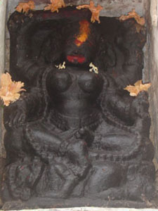 Deity on side wall of Baliharachandi Temple