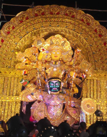 Decorated Durga Statue