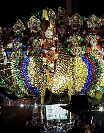 Decorated Statue at Gosani Yatra