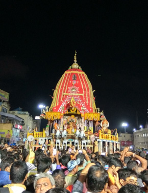 Lord Jagannath on Nandighosha