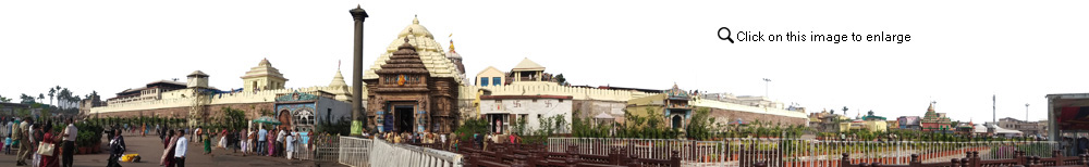 Photograph of Puri Jagannatha Temple taken in 2020