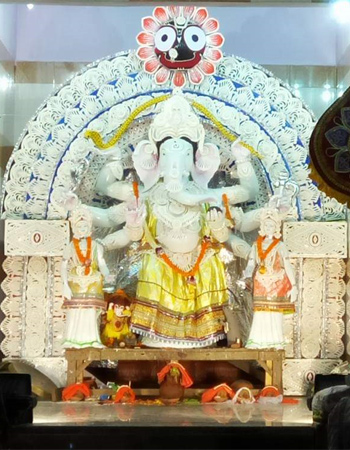 Decorated Ganesh Statue