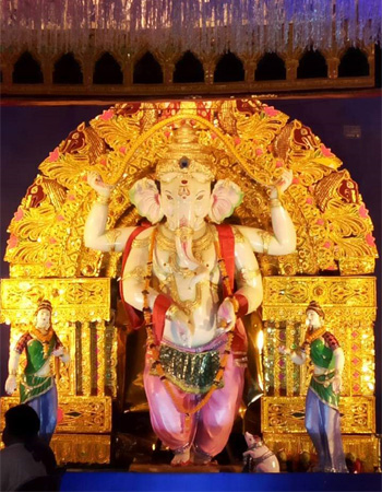 Decorated Ganesh Statue