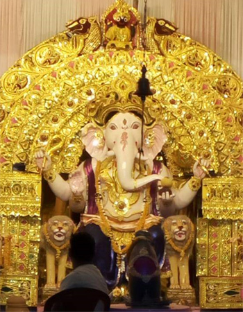 Decorated Ganesh Statue