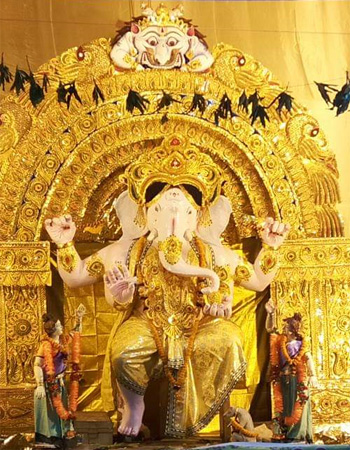 Decorated Ganesh Statue