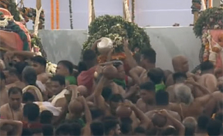 Bathing ritual of Goddess Subhadra