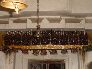 Nine Planets on the temple wall