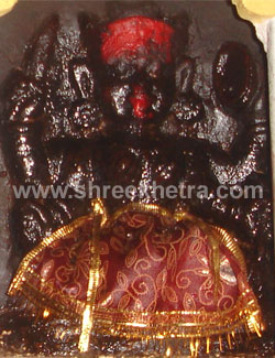 Side Deity on temple wall