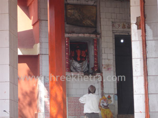 Lord Ganesha on temple wall