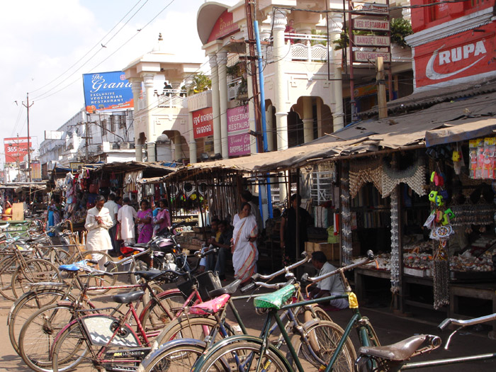 View of Market in front of Lord Jagannath Temple