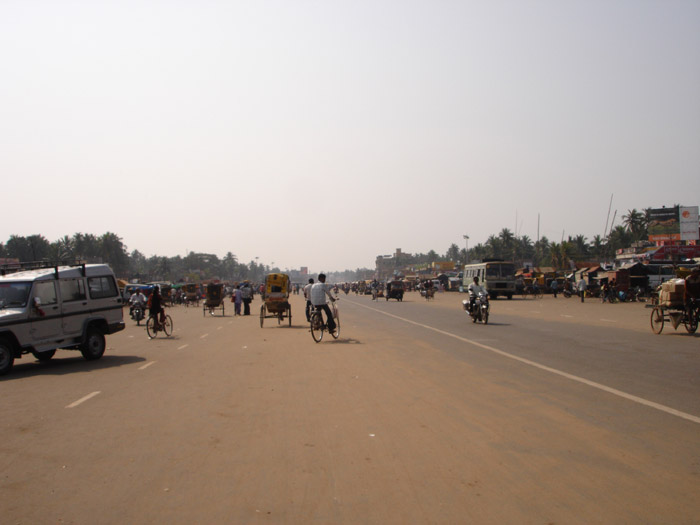 View of Grand Road of Puri