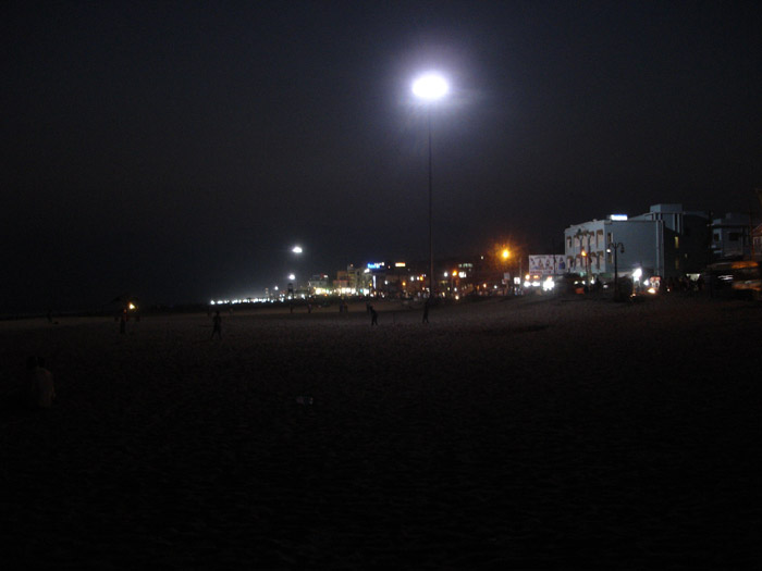 Puri Sea Beach at Night